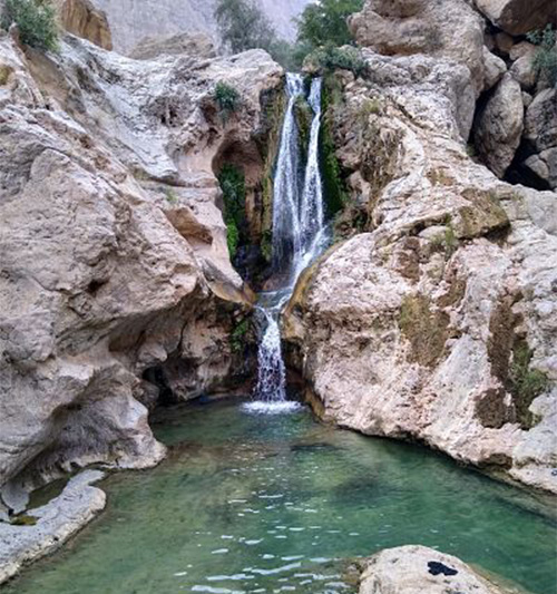 wadi Tiwi Waterfall