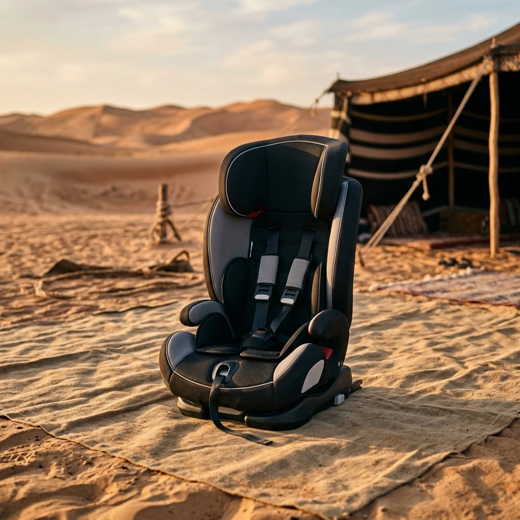 Child seat for 4x4 camping rental