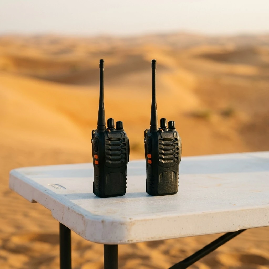 Walkie talkies 4x4 car rental rooftop tent